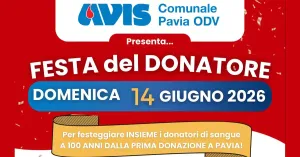 Festa del Donatore 2026 - AVIS Comunale Pavia - Immagine: 1