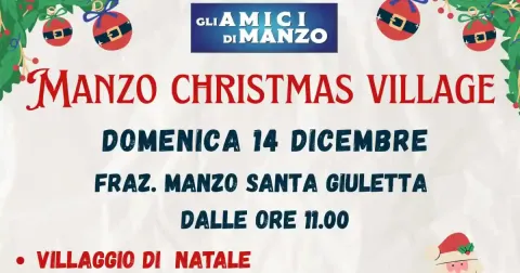 Manzo Christmas Village 2025 - AVIS Santa Giuletta